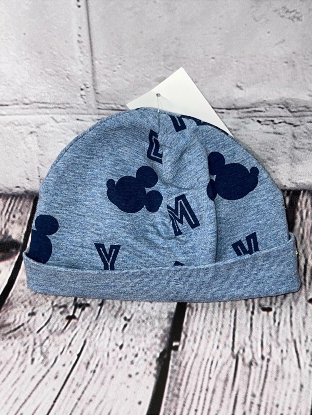NWT H&M Disney Mickey Mouse Blue Baby Hat